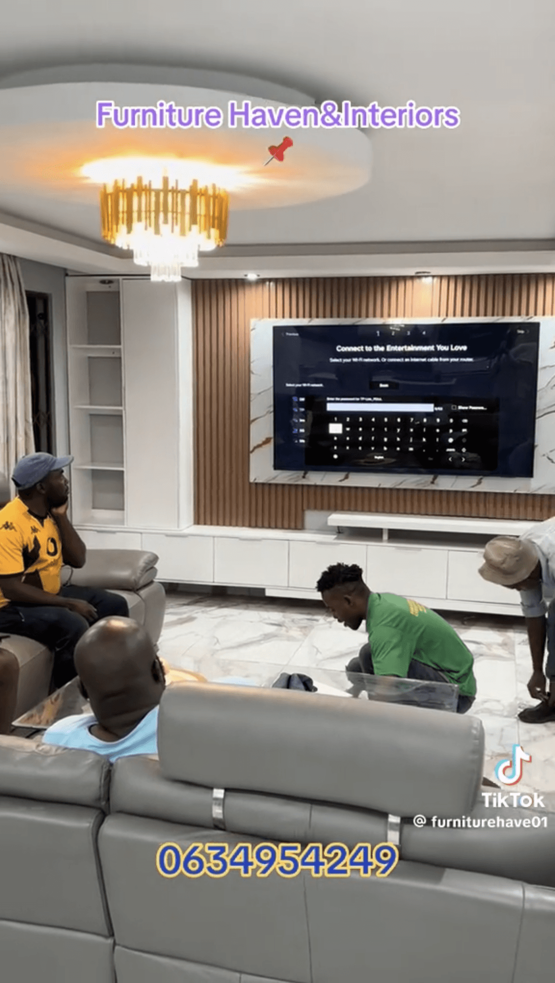 Tv Back-drop Installation Delivery – Durban