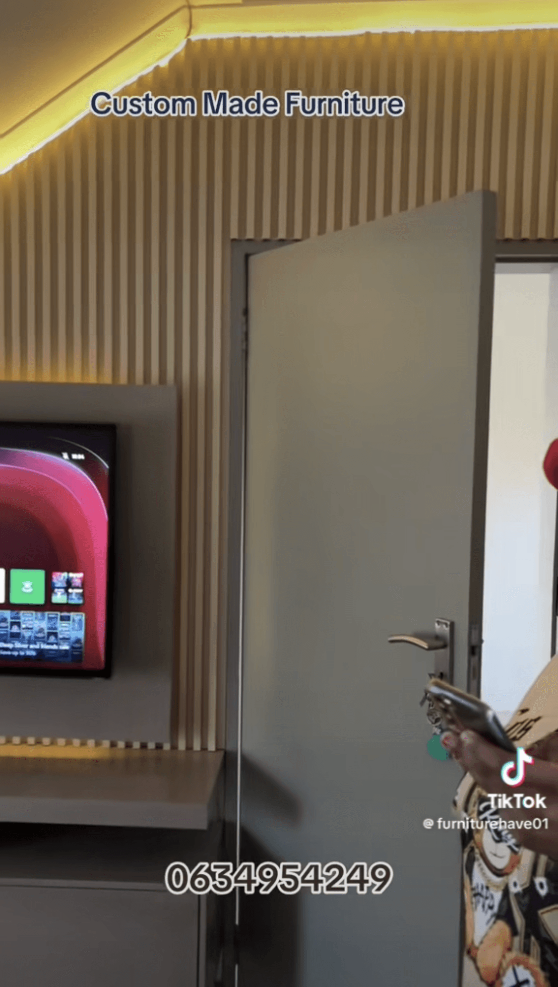 Tv Back-drop Installation – Bloemfontein